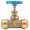 Sharkbite SharkBite 3/4 in. PTC X 3/4 in. Brass Stop Valve with Drain 24635LF - alternate 2